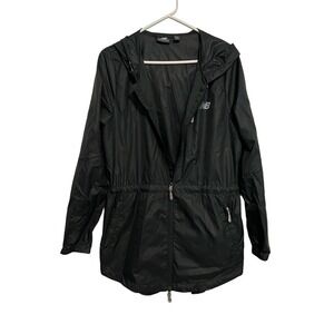 NEW Balance dark gray  hooded woman's jacket S